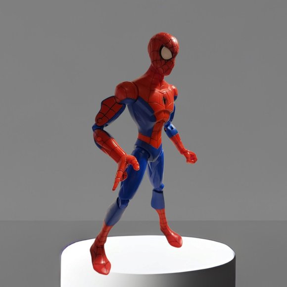 COPY - 2008 MARVEL Talking Poseable By HASBRO Amazing SPIDERMAN 12" - Picture 4 of 6